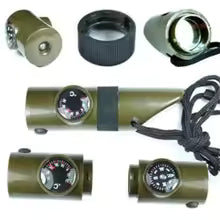 Kit de Supervivencia Multifunción 5 en 1 para Senderismo y Aventura