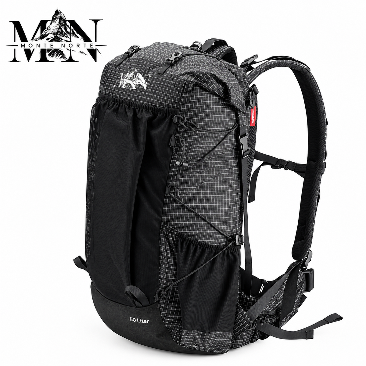 Mochila Trekking 40-60L Impermeable - Senderismo y Camping