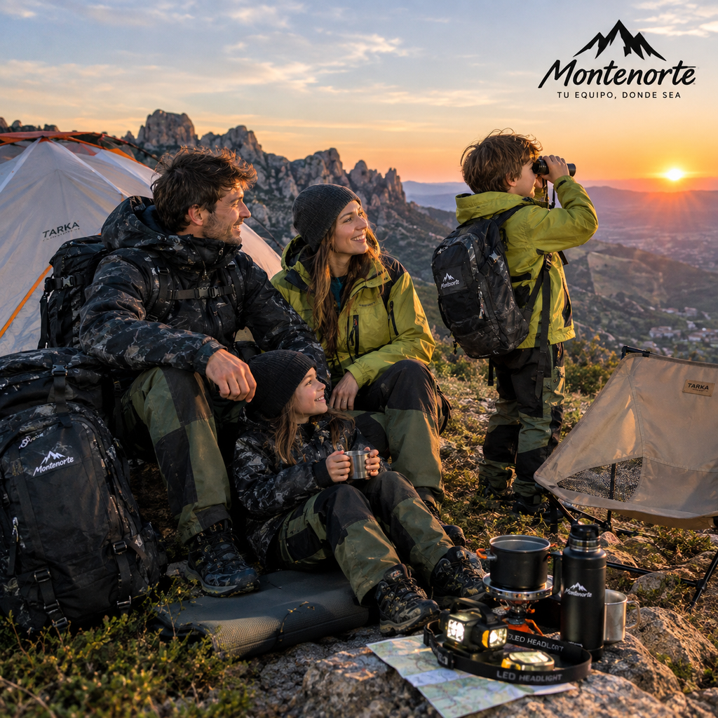 Tienda Ultraligera Camping 2-3 Personas - Autoportante Impermeable
