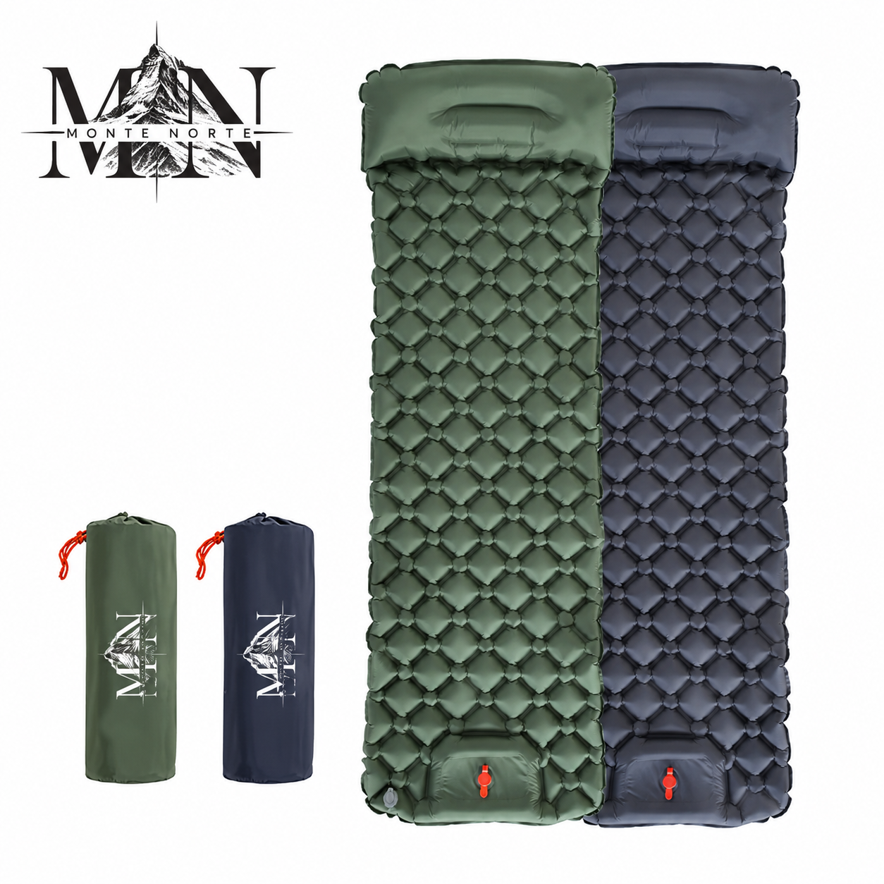 Colchoneta Autoinflable con Almohada Integrada