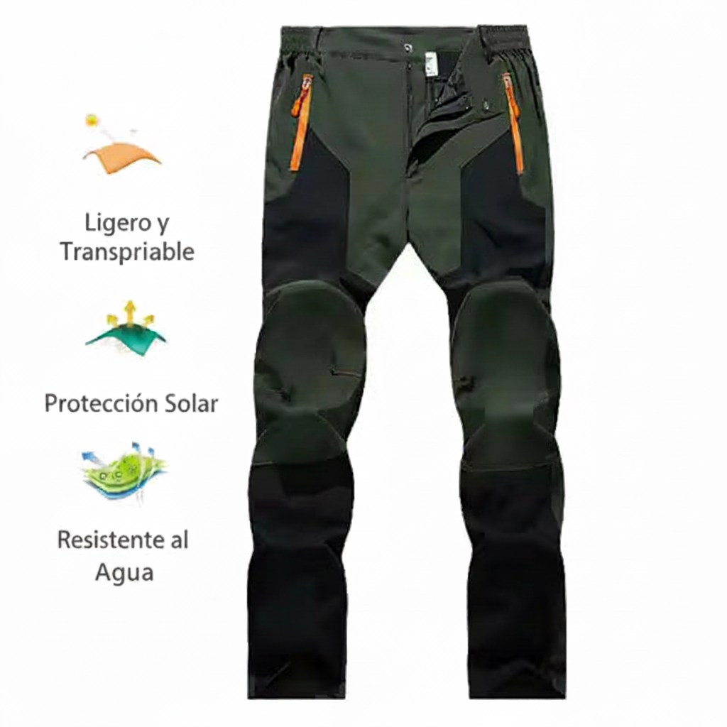 Pantalones Trekking Impermeables - Rápido Secado Transpirables